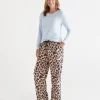 Sussan Pyjama Bottoms>Animal Print Flannelette Pyjama Pant