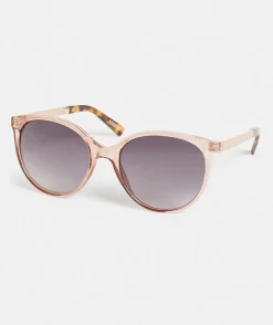 Sussan Sunglasses>Biarritz Round Sunglasses BLUSH