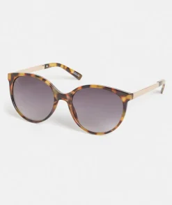 Sussan Sunglasses>Biarritz Tort Round Sunglasses TORTOISE SHELL