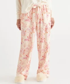 Sussan Pyjama Bottoms>Blossom Floral Print Pyjama Pant CREAM