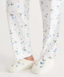 Sussan Slippers>Blueberry Fluffy Slipper - CREAM