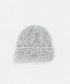 Sussan Hats>Boucle Knit Beanie GREY MARLE