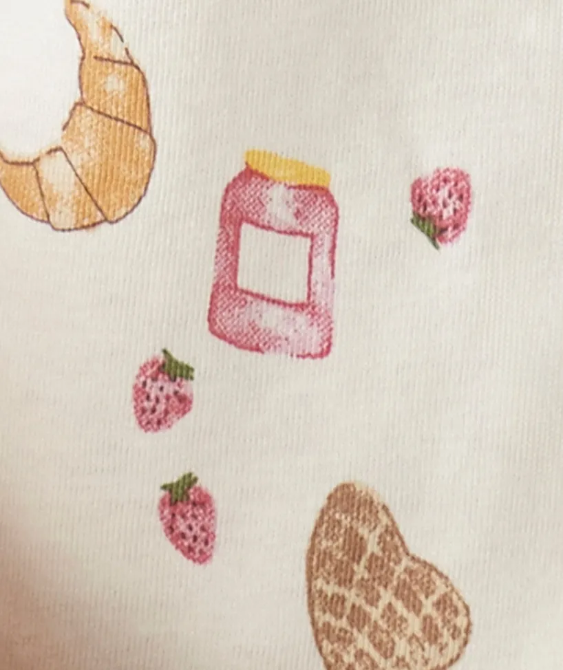 Sussan Pyjama Sets>BREAKFAST AUS COTTON PJ SET BUTTER