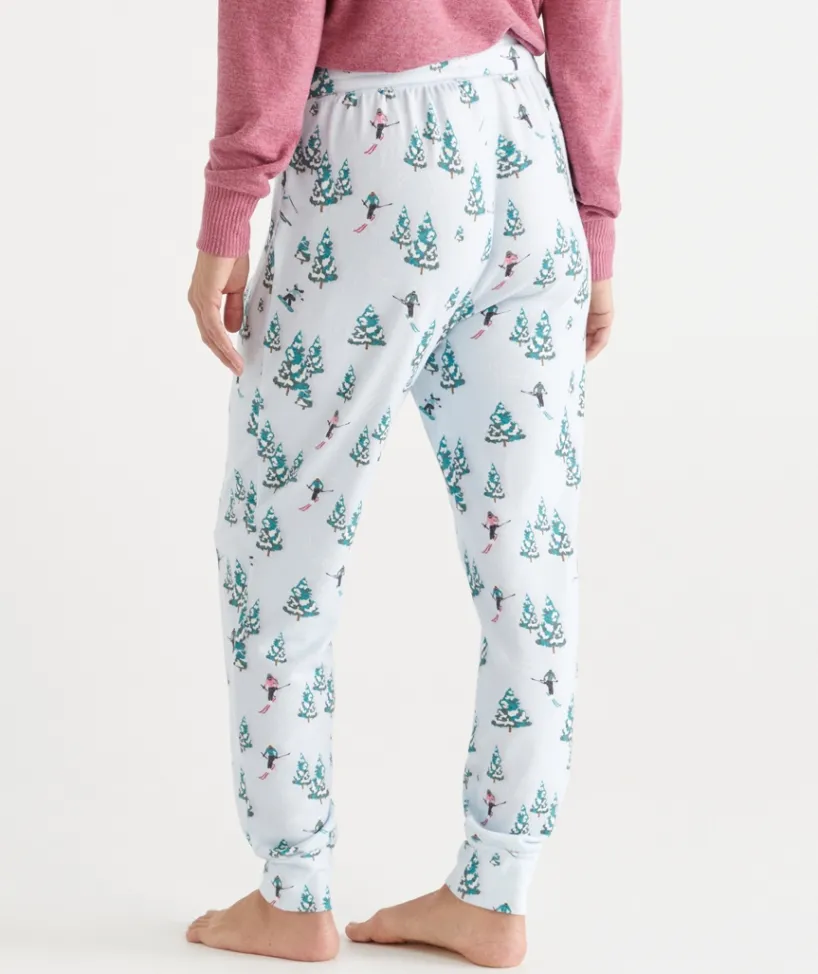 Sussan Pyjama Bottoms>Brushed Snow Novelty Pyjama Pant BLUE