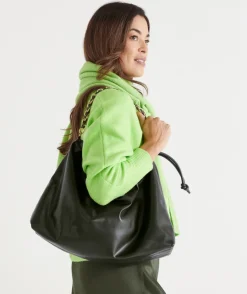 Sussan Bags>Chain Strap Crossbody Bag KALE