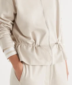 Sussan Tops|Jackets & Coats>Cinch-Waist Full-Zip Jacket