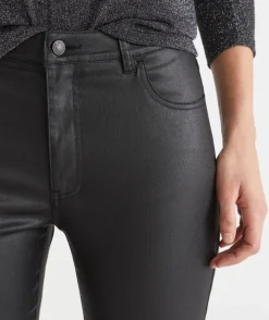 Sussan Pants|Denim>Coated Jean - BLACK