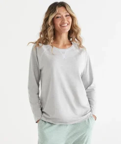 Sussan Women's Pyjama Tops|Everyday Icons>Contrast Long Sleeve Pyjama Top