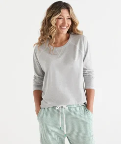 Sussan Women's Pyjama Tops|Everyday Icons>Contrast Long Sleeve Pyjama Top