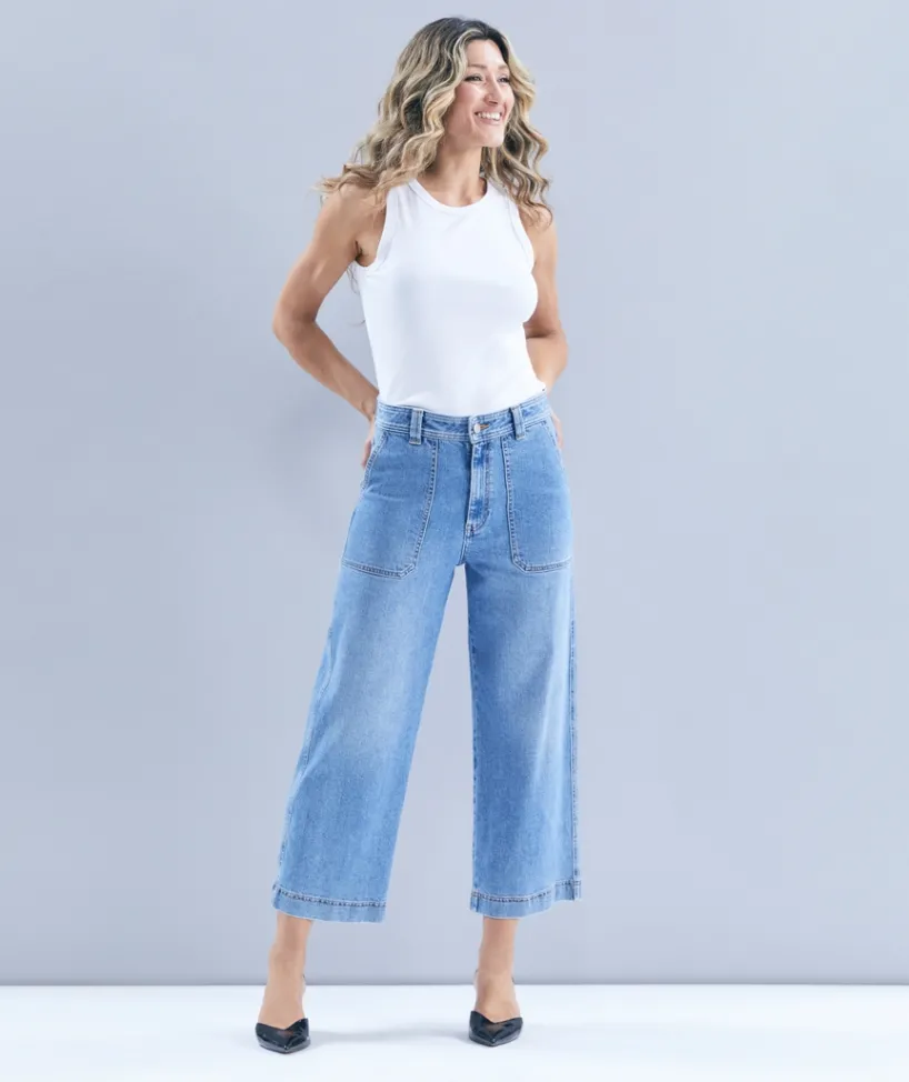 Sussan Pants|Denim>Culotte Jean