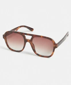 Sussan Sunglasses>Dark Tort Algarve Sunglasses TORTOISE SHELL
