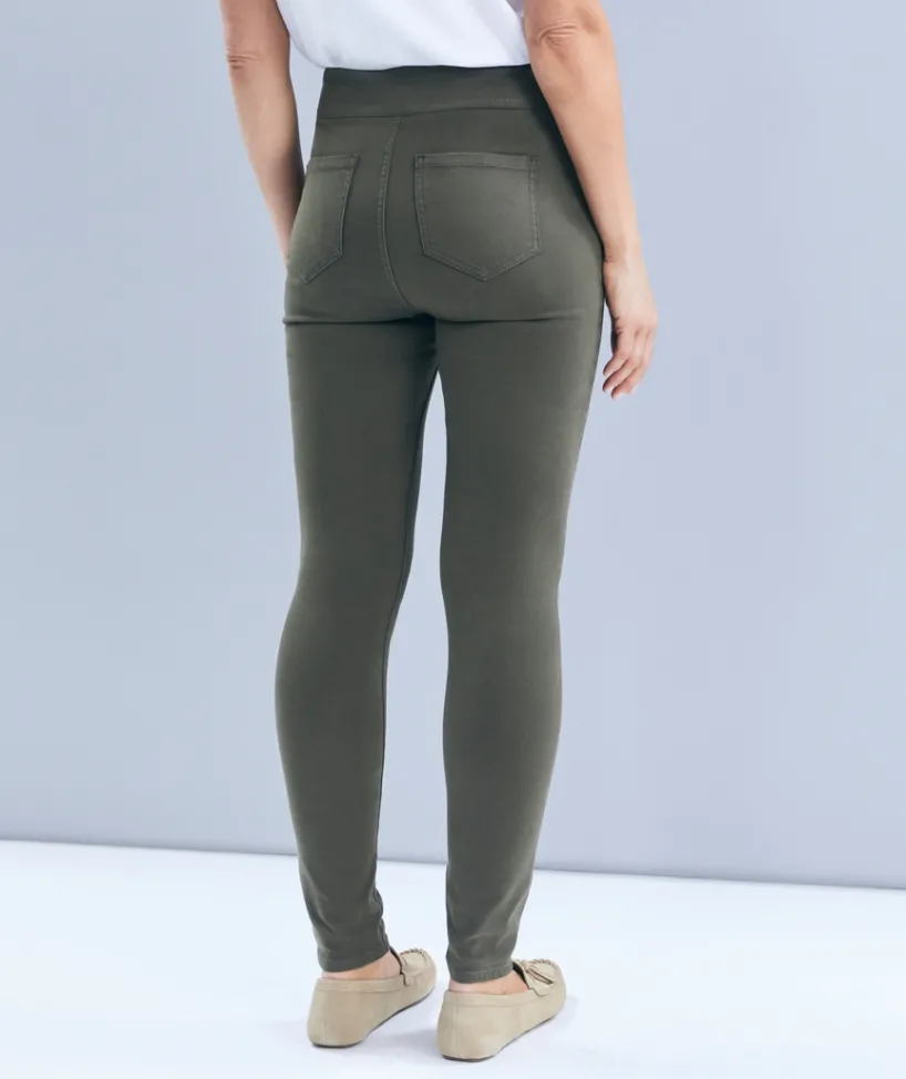 Sussan Pants|Denim>Denim Jegging - KHAKI