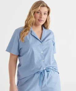 Sussan Pyjama Sets>Flock Spot 3/4 Length Pyjama Set