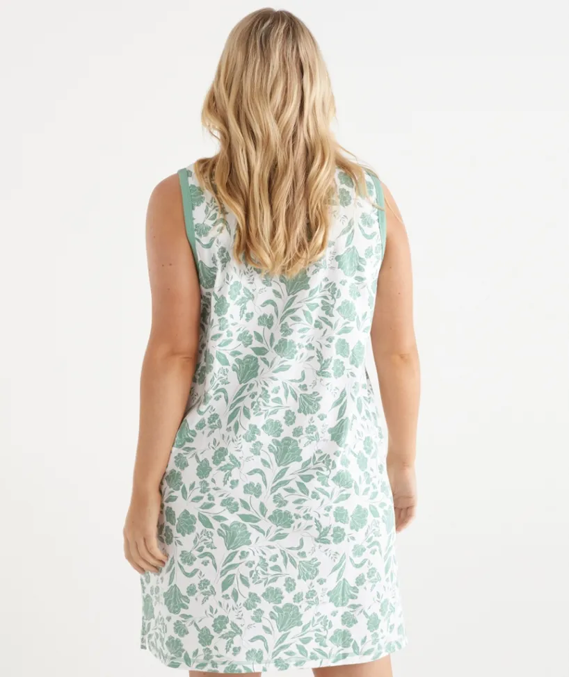 Sussan Nighties|Everyday Icons>Floral Pattern Sleeveless Nightie