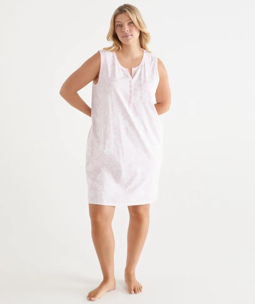Sussan Nighties|Everyday Icons>Floral Pattern Sleeveless Nightie