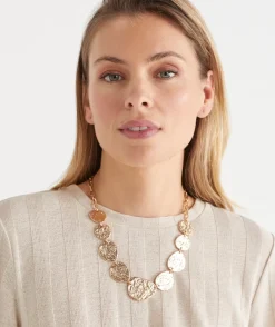 Sussan Jewellery>Disc Necklace GOLD