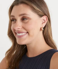 Sussan Jewellery>Plated Pearl Stud Earrings GOLD