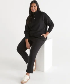 Sussan Tops|Loungewear>Henley Jumper