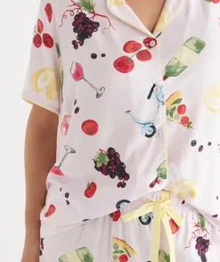 Sussan Pyjama Sets>Italy Novelty Shortie Pyjama Set PINK