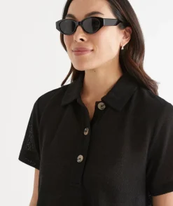 Sussan Sunglasses>Jonava Sunglasses BLACK