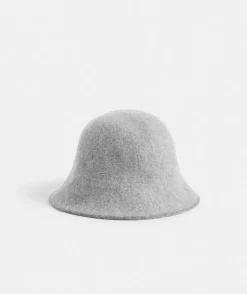 Sussan Hats>Knit Bucket Hat SILVER MARLE