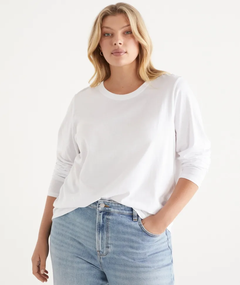 Sussan Tops|T-Shirts>Long Sleeve Tee