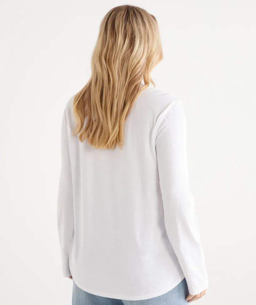 Sussan Tops|T-Shirts>Long Sleeve Tee