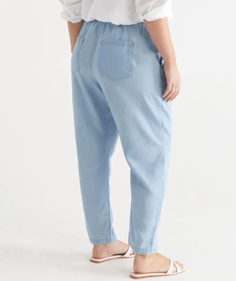 Sussan Pants|Matching Sets>Lyocell Relaxed Drawstring Pant