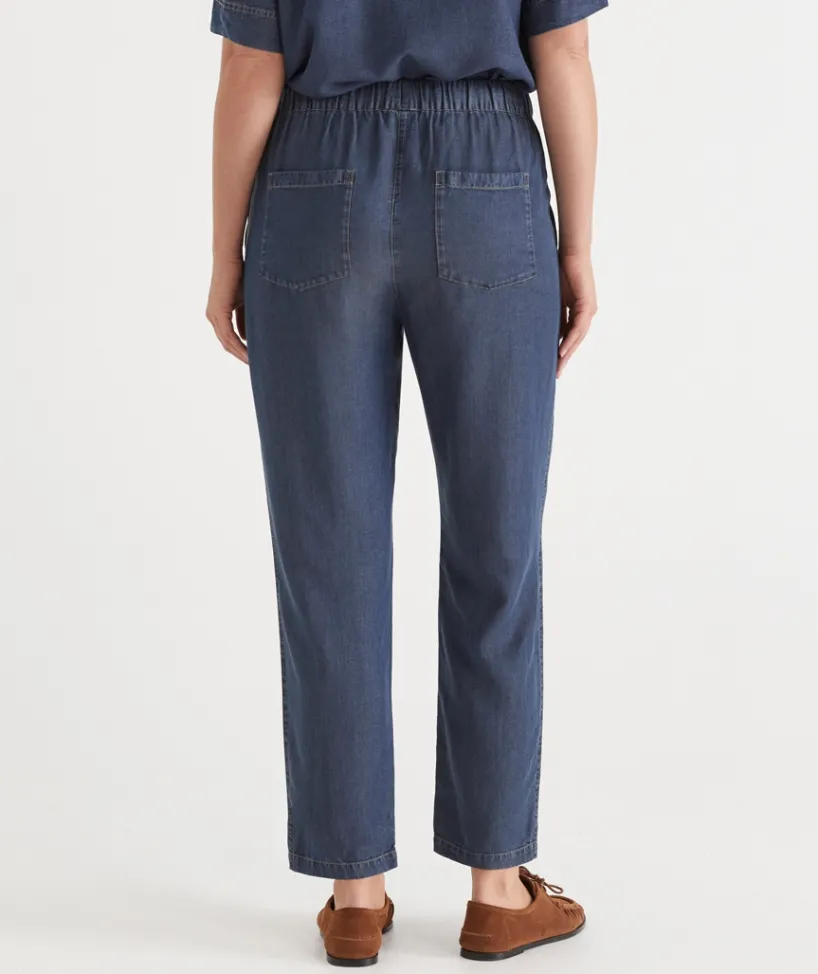 Sussan Pants|Matching Sets>Lyocell Relaxed Drawstring Pant