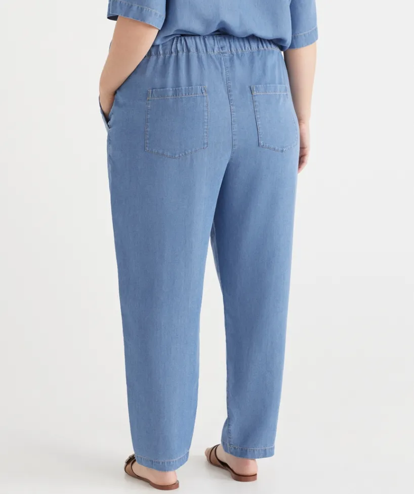 Sussan Pants|Matching Sets>Lyocell Relaxed Drawstring Pant