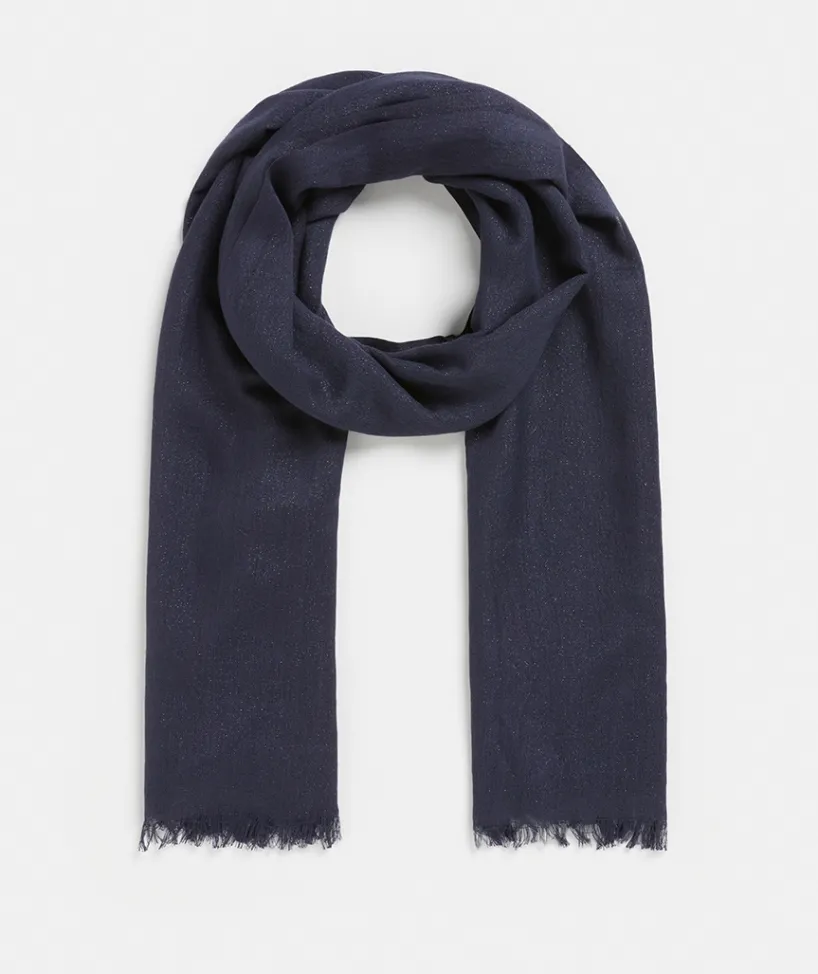 Sussan Knit Accessories|Scarves>Metallic Scarf - INK