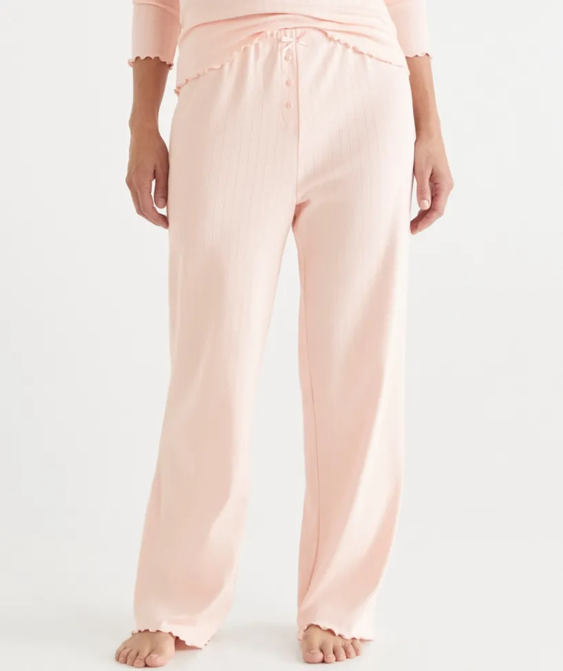 Sussan Pyjama Bottoms>Pointelle Pyjama Pant