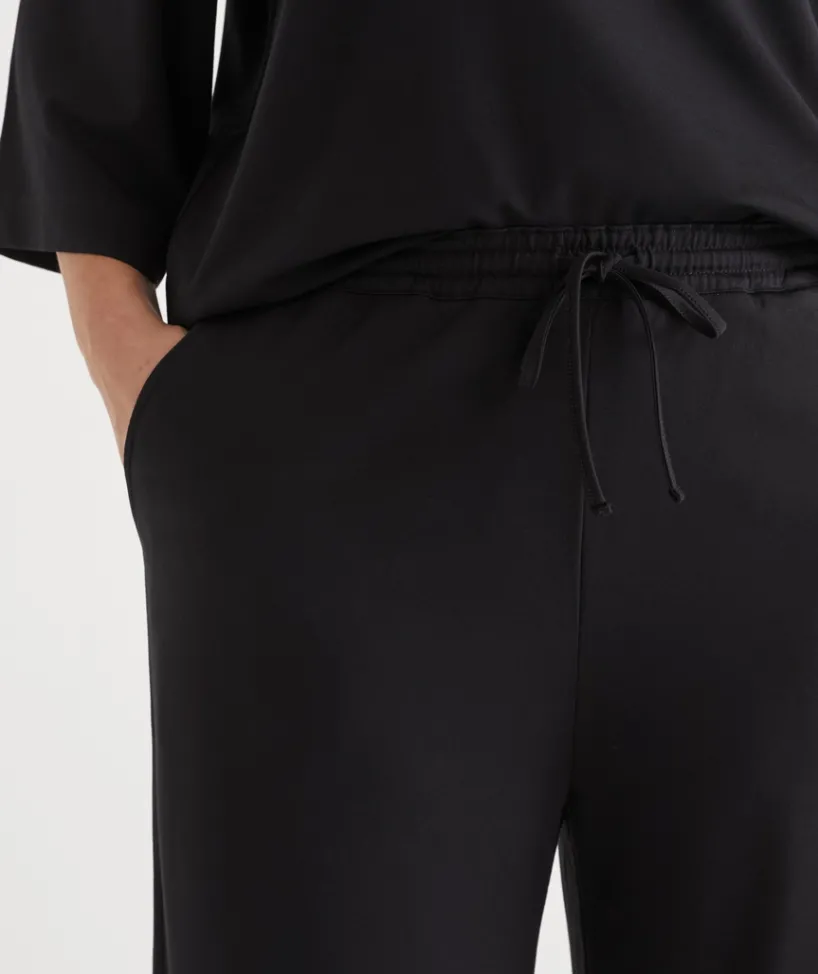Sussan Pants>Ponte Everyday Drawstring Pant BLACK