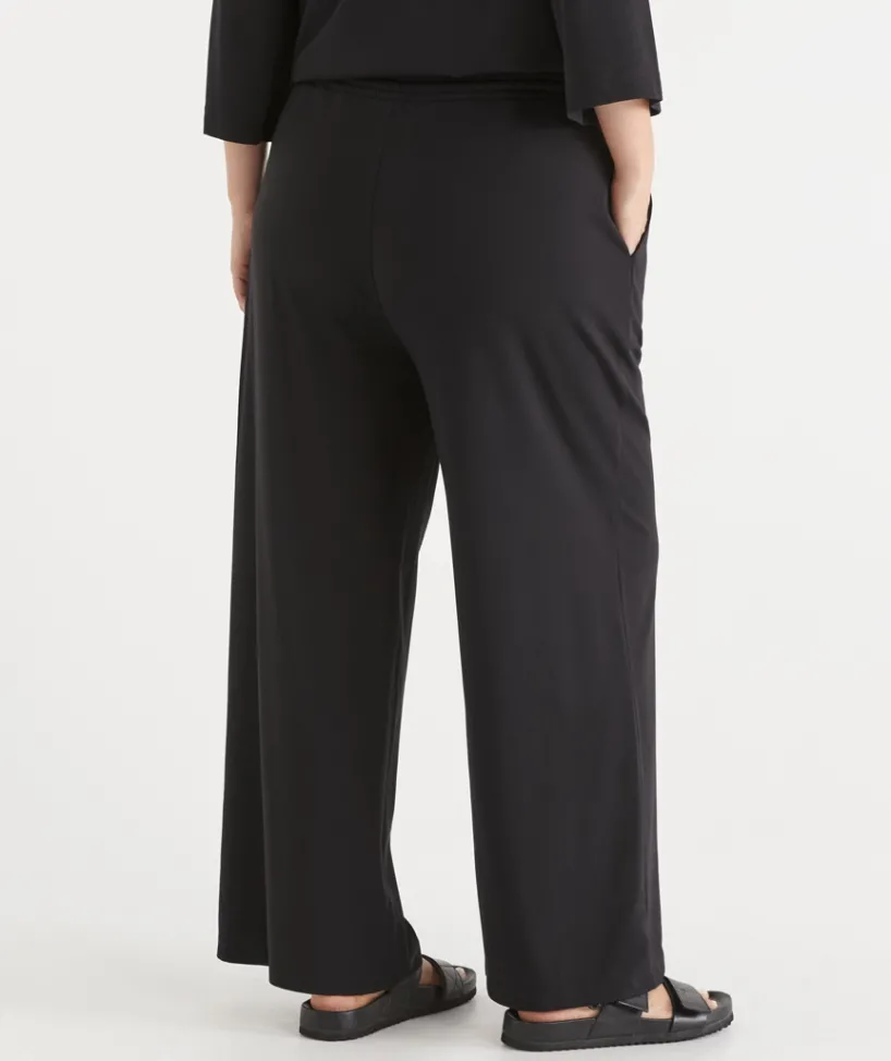 Sussan Pants>Ponte Everyday Drawstring Pant BLACK