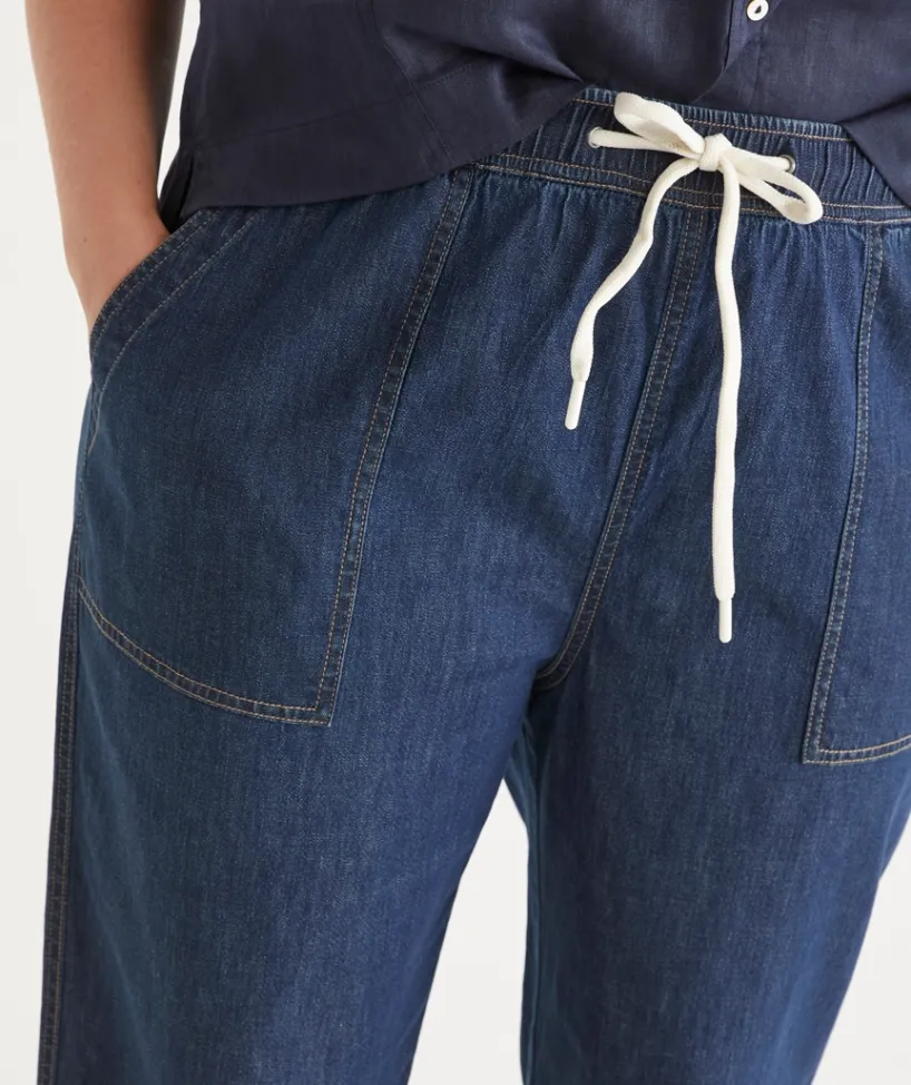 Sussan Pants|Denim>Relaxed Denim Pant DARK WASH
