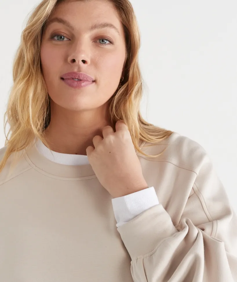 Sussan Matching Sets|Tops>Relaxed Fit Jersey Jumper NATURAL