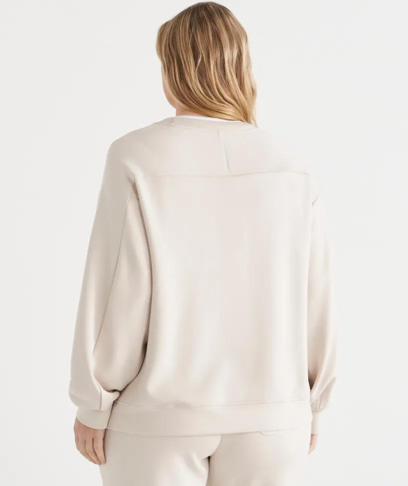 Sussan Matching Sets|Tops>Relaxed Fit Jersey Jumper NATURAL