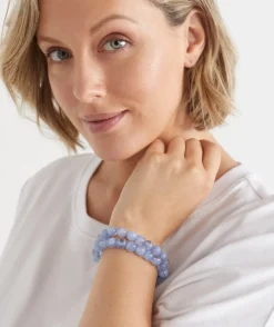 Sussan Jewellery>Resin Stretch Bracelet Set - Blue SOFT BLUE