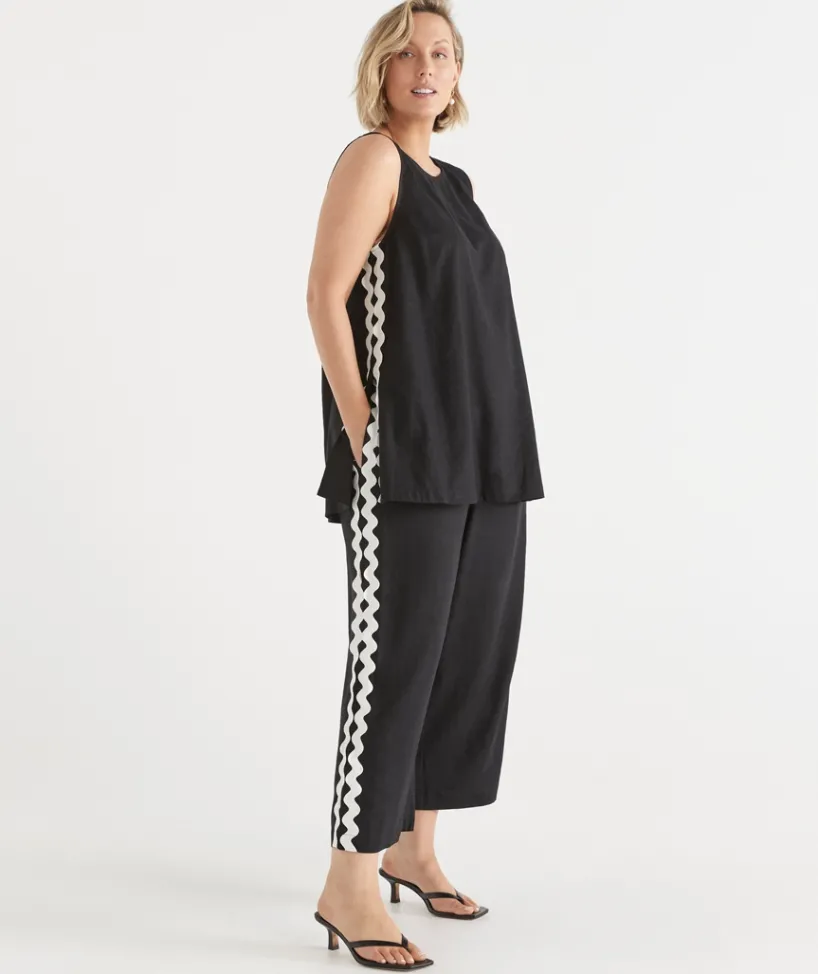 Sussan Tops|Shirts & Blouses>Ric Rac Sleeveless Tunic Top