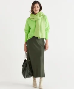 Sussan Skirts>Slip Midi Skirt