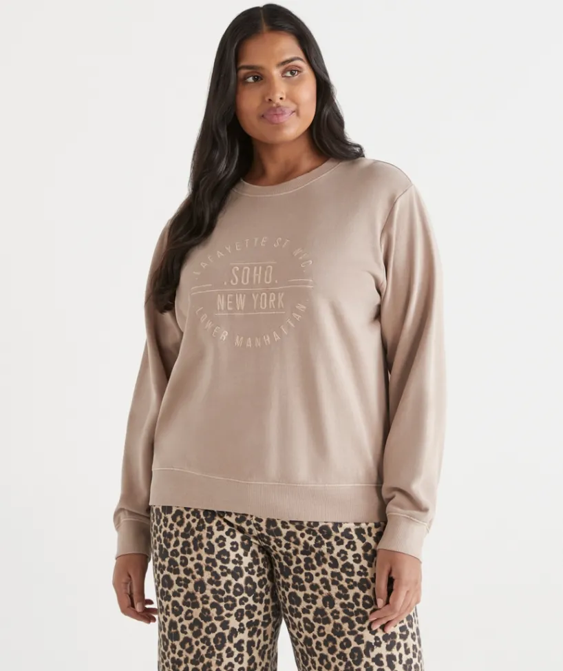 Sussan Tops|Loungewear>SOHO Embroidered Jumper
