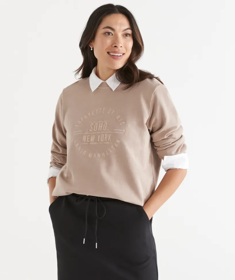 Sussan Tops|Loungewear>SOHO Embroidered Jumper