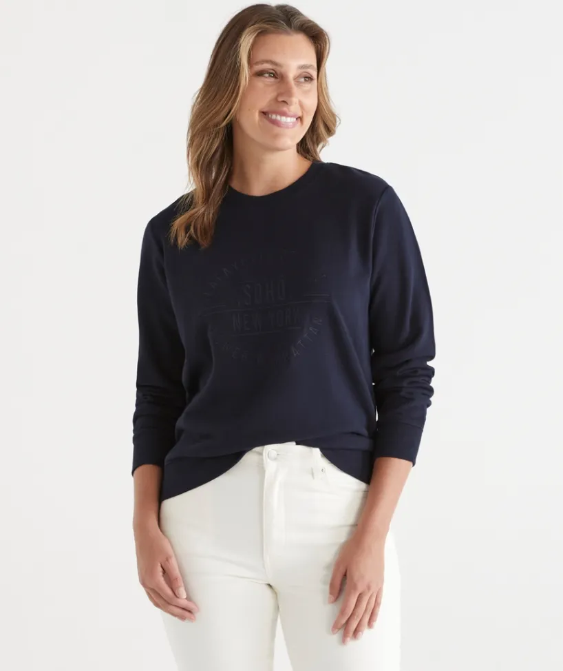 Sussan Tops|Loungewear>SOHO Embroidered Jumper