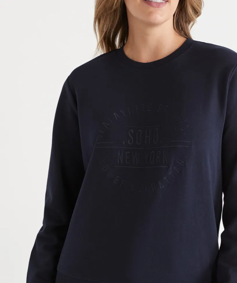 Sussan Tops|Loungewear>SOHO Embroidered Jumper