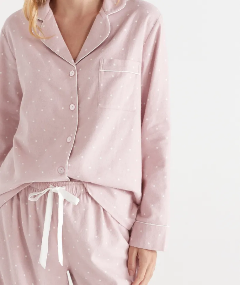 Sussan Pyjama Sets>Spot Flannelette Pyjama Set