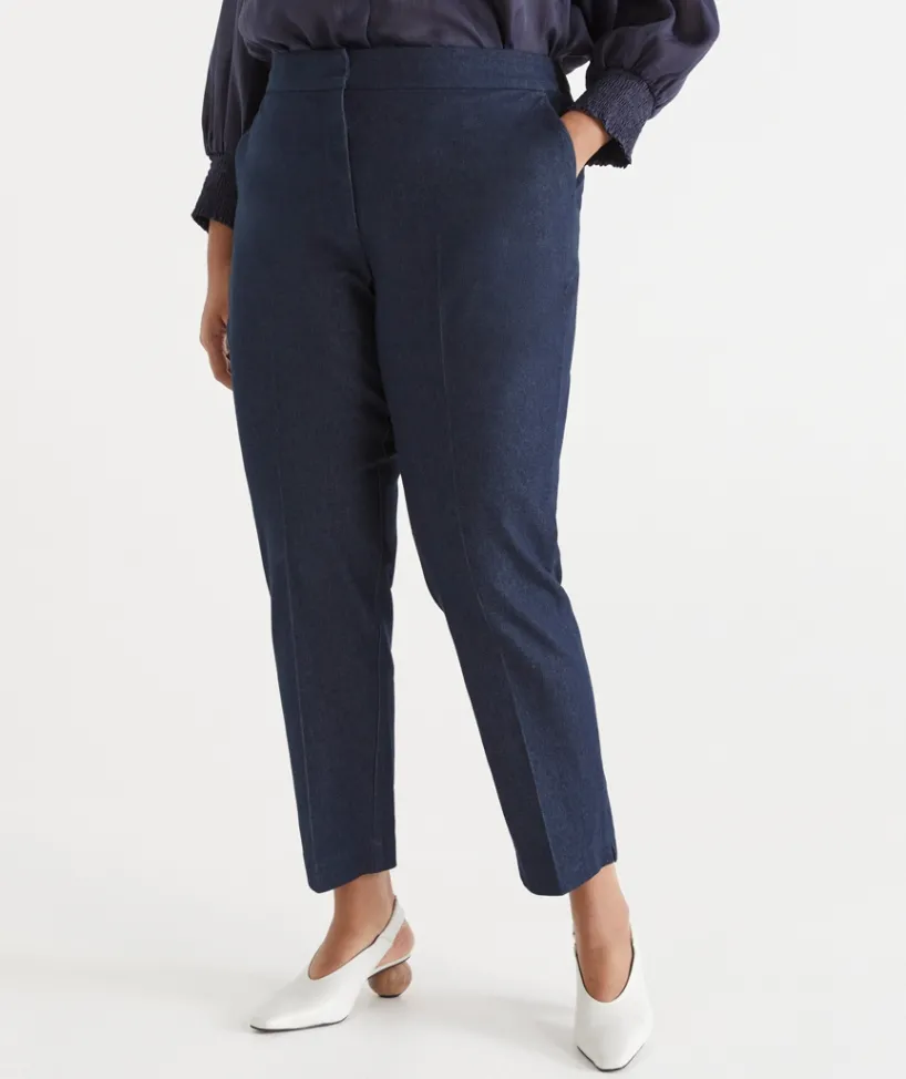Sussan Pants>Tailored Stretch Tapered Pant - RINSE WASH