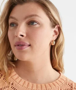 Sussan Jewellery>Teardrop Hoop Earring - GOLD