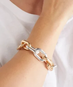 Sussan Jewellery>Two-Tone Chain Braclet MULTI