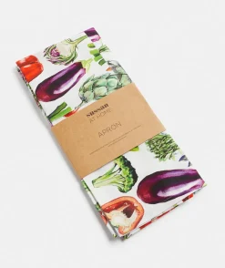 Sussan Gift & Wellbeing>Vegetable Print Apron GREEN