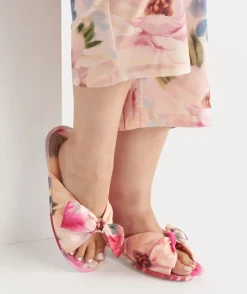 Sussan Slippers>Vintage Floral Slipper PINK